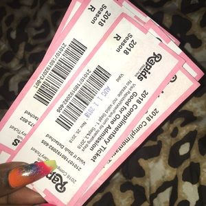 Rapids tickets 150 for 6 or 30$ each